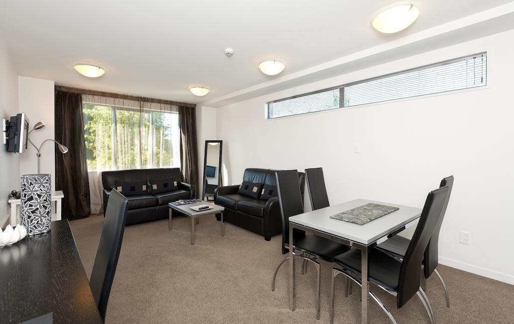 Bellano Motel Suites Christchurch Værelse billede Living room